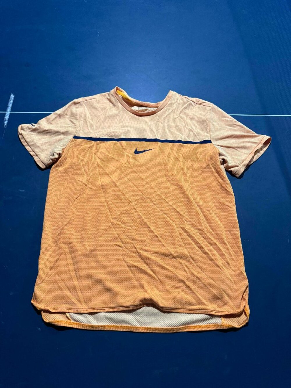 Nike Aeroreact Tennis Shirt Rafa Nadal 2016 Orange Clay Medium Mens